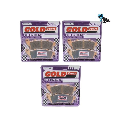 Full set goldfren s33 brake - set,