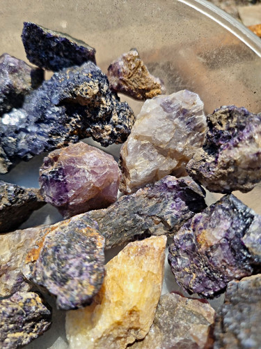 Blue john fluoride - blue,