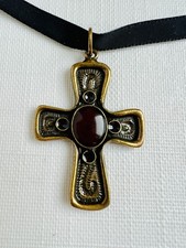 Vintage Cross Necklace Pendant
