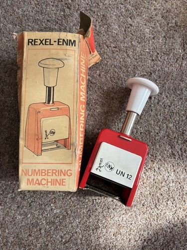 Rexel enm numbering machine - rexel-enm,
