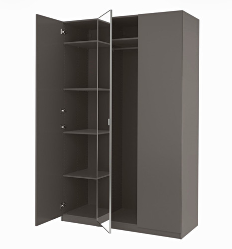 Grey door hinged - grey,