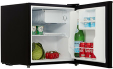 Cookology Table Top Fridge 45L Mini Drinks Cooler & Freezer Zone - Black MFR45BK