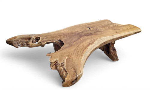 Solid wood coffee table - wood,
