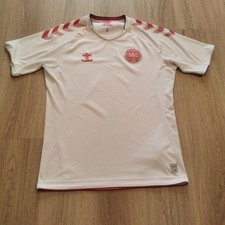 Denmark Away Shirt Hummel