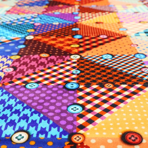Tartan button upholstery - button,
