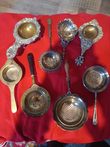 Vintage tea strainers - vintage,