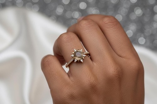 14k gold sultanite ring - 14k,