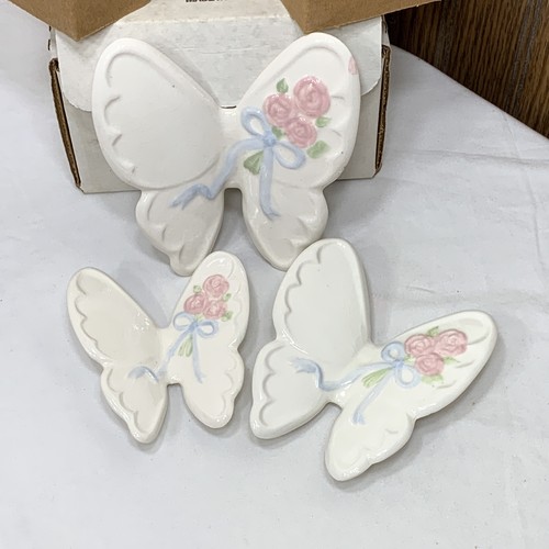 Vintage porcelain butterfly - porcelain,