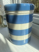 T g green cornishware Jar Tall