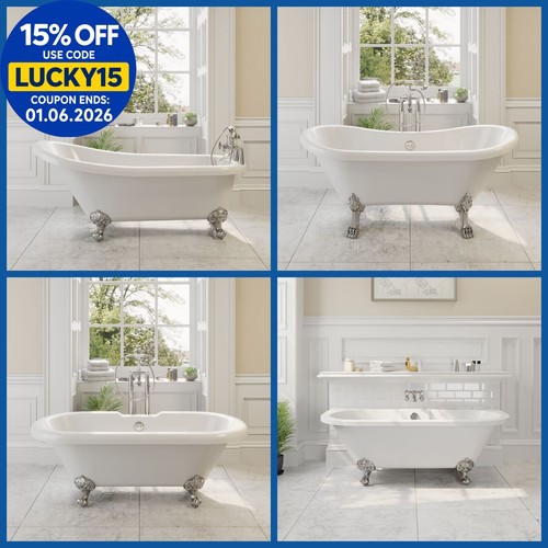 Traditional freestanding bath - traditional,