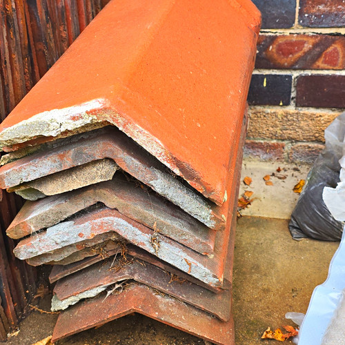 Red clay ridge - clay, tiles