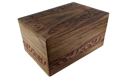 Quality wooden urn box - -,