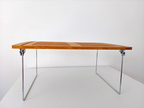 Bamboo folding laptop - bamboo, tray