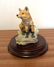 The Leonardo Collection Fox figurine - Nature Studios 1994
