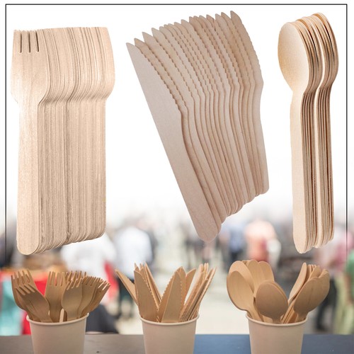 Disposable wooden set wood - set,