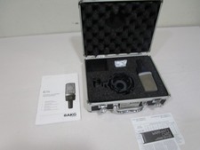 Super Nice AKG C214 Condenser Microphone w/ Shock Mount Manual & Case ---- Cool!