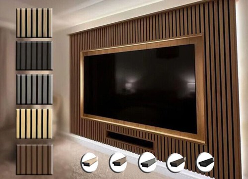 Acoustic slatted wall - slatted,