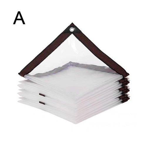 Heavy duty clear tarpaulin - clear,