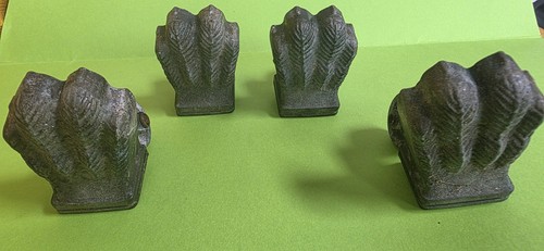Antique brass lion claw foot - brass,