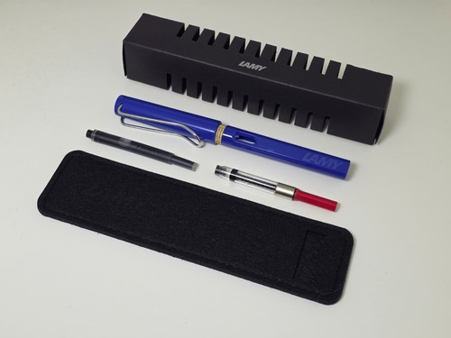 Lamy safari fountain - lamy, blue