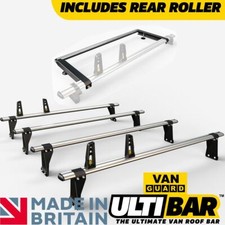 Ford Transit Roof Rack 2000-2014 MWB/LWB Medium Roof 4 Bar + Roller Van Guard