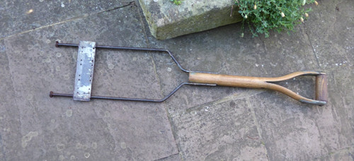 Vintage boot scraper - boot, spade