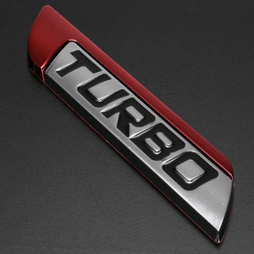 1pc red turbo logo car - 1pc,