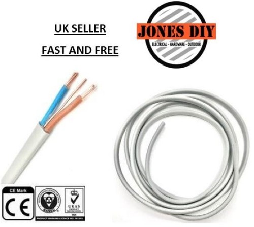 Twin and earth cable - and, lighting