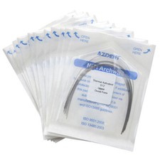 AZDENT Dental Orthodontic Niti Arch Wires Heat Thermal Activated Round ALL SIZE