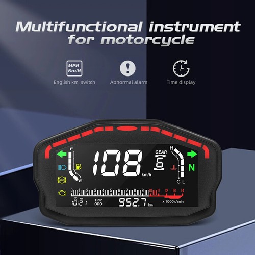 Universal digital moto dash - digital,