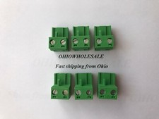 (Pack of 6) 2 pole - 2 pin 7.62 mm Speaker Phoenix Contact Plug Terminal Block