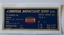 LAVERDA MONTJUIC 500 TYRE AND