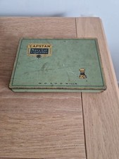 Vintage , WILLS CAPSTAN NAVY CUT CIGARETTES TIN 15.5cm X 11cm X 1.7cm