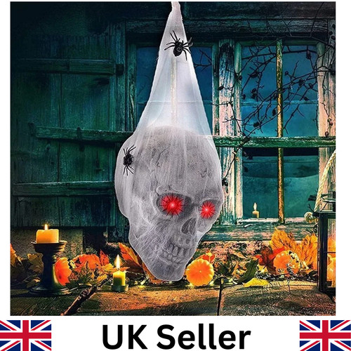 Halloween hanging skull with - hanging,