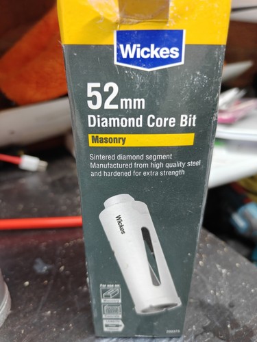 Diamond core drill bit 52mm - drill,