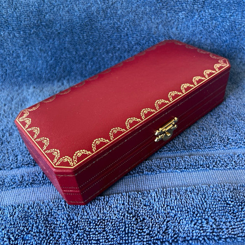 Cartier pen box red gold - cartier,