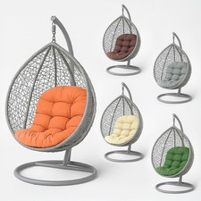 Hanging Egg Chair Cushion for Garden, Outdoor Swing Chair Seat Pad Cushion Round