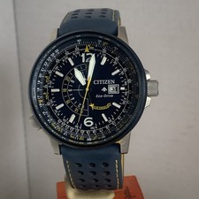 Citizen Men's Eco-Drive Blue Angels Promaster Nighthawk  Strap Watch BJ7007-02L