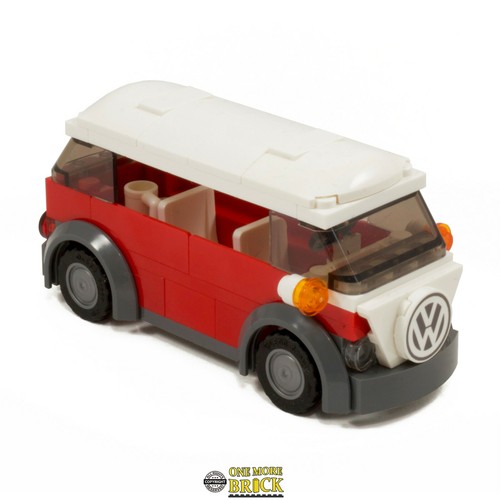Red camper van - red, vw
