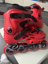 Micro Mt Plus Inline Skates Red Rollerblades Size Uk 6 new 