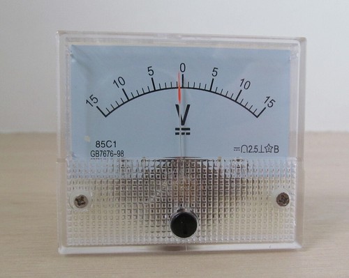 Panel voltmeter analogue - analogue, 12v