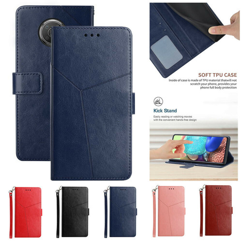 Leather wallet card flip - card,