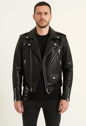 Men genuine sheep - sheep, leather