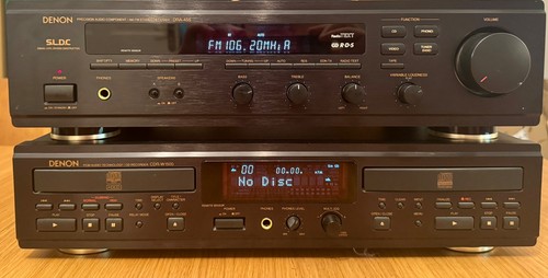 Denon cdr w1500 and - denon, dra-455