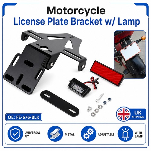 Black universal motorbike - black,