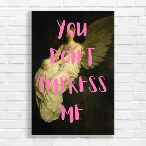 Empowering winged angel canvas - empowering,