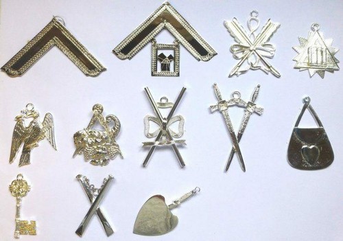 Masonic lodge officer collar - masonic,