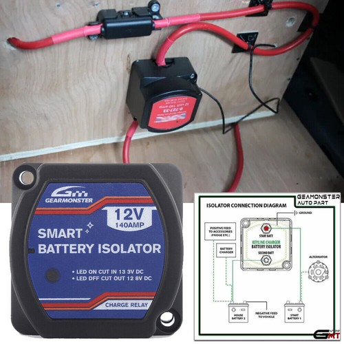 Split charge relay - split, 140a