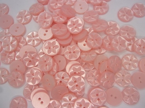 Job lot buttons round star - lot, 50