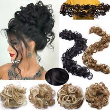 LARGE Curly Messy Bun Hair